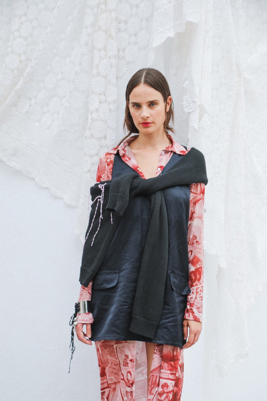 Bracciale intrecciato charms e lacci