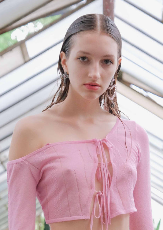 Orecchini perle rosa