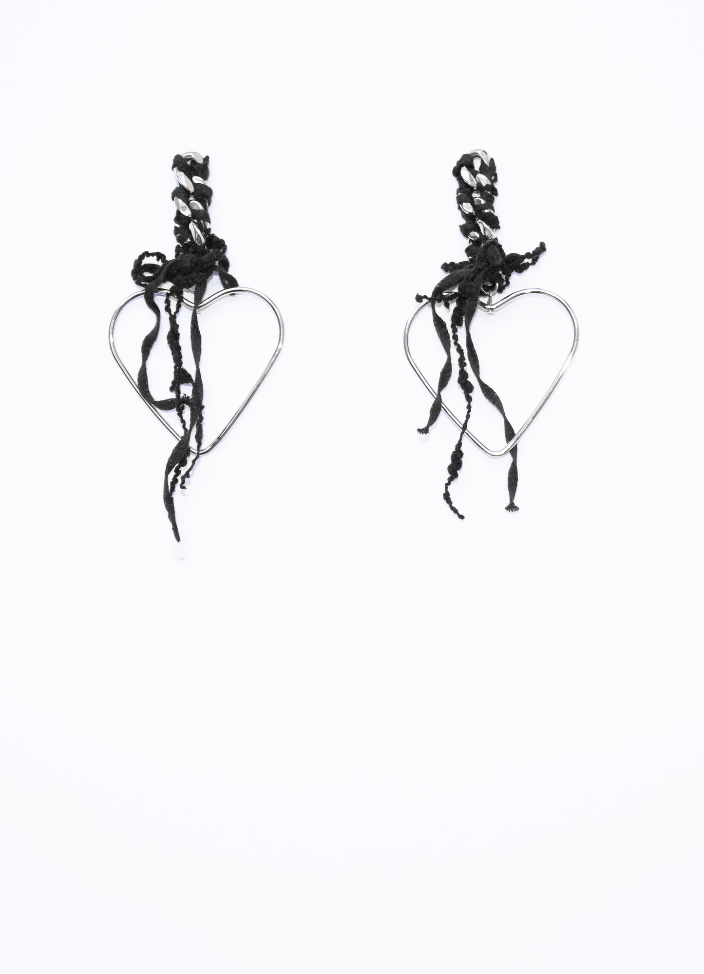 Orecchini pendenti maxi cuore