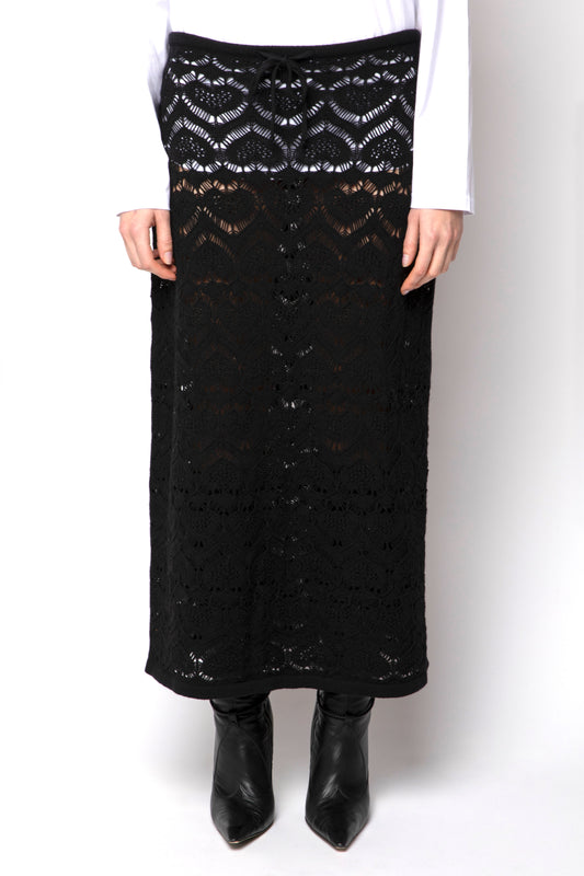 Gonna punto pizzo cuore