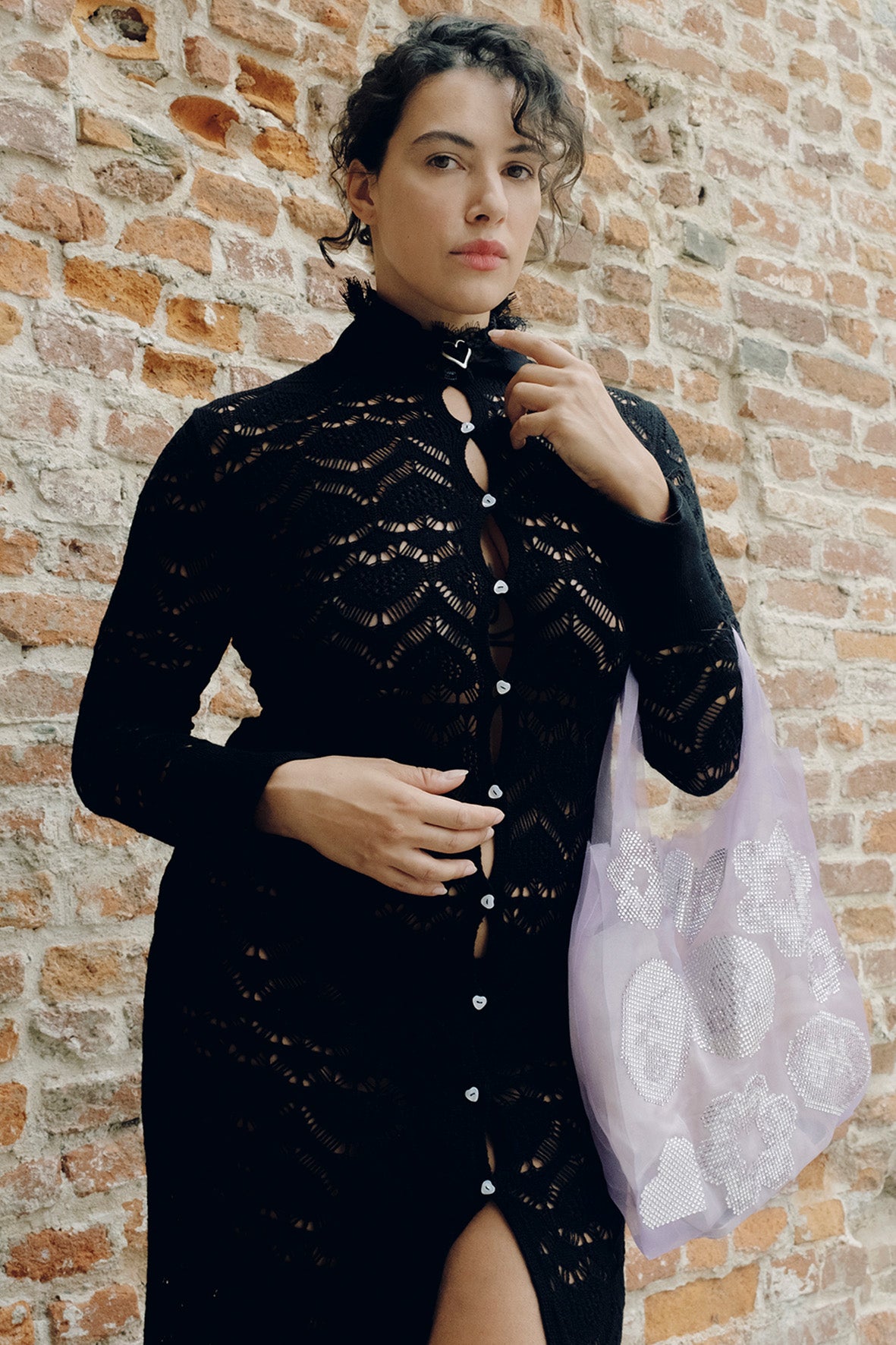 Chemisier punto pizzo cuore