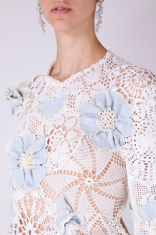 Mini abito uncinetto