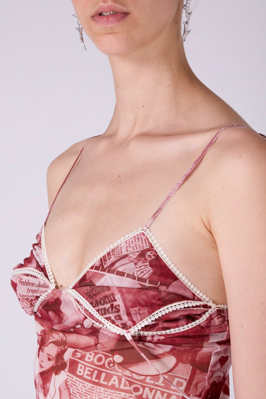 Top in tulle Gossip Newspaper