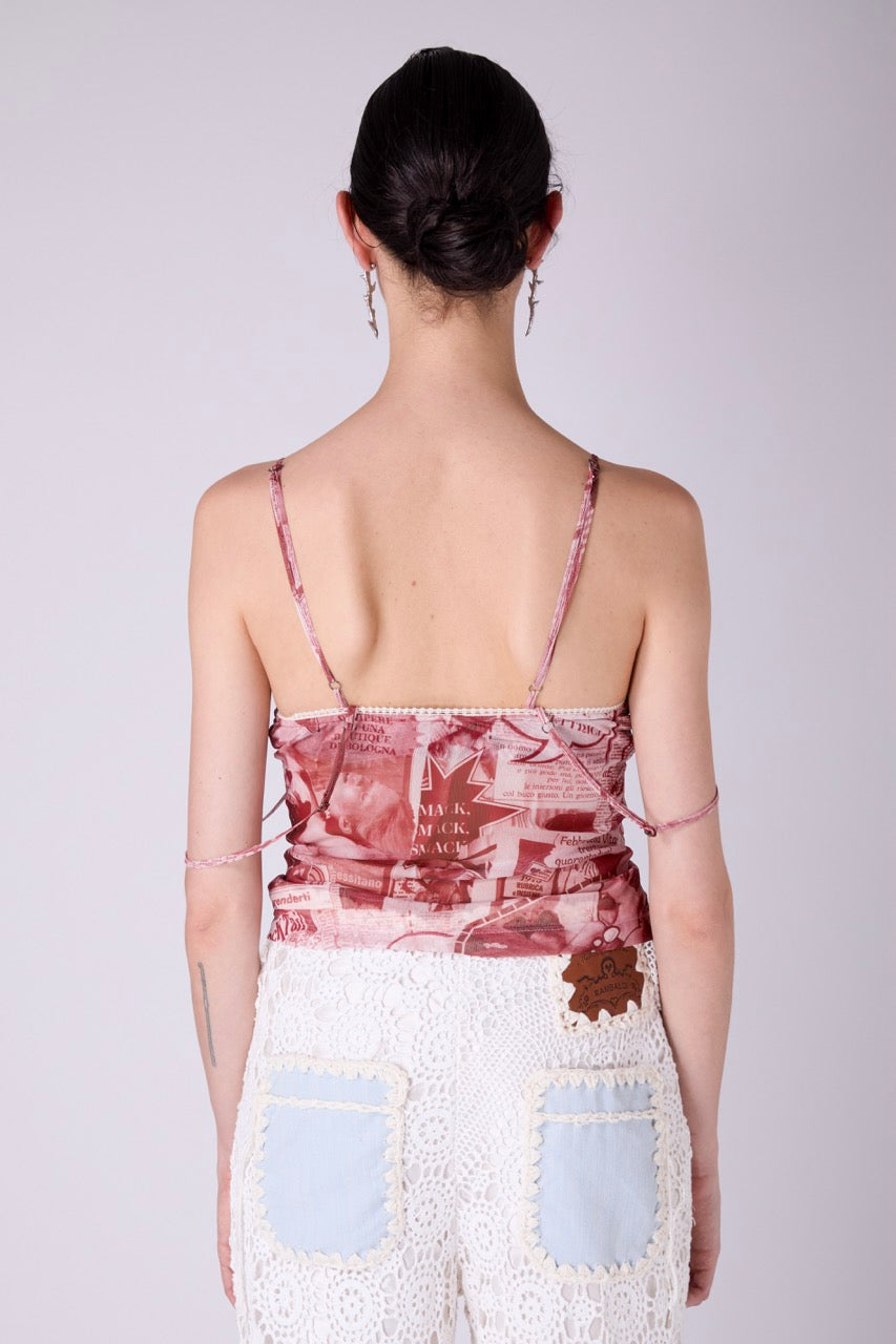 Top in tulle Gossip Newspaper