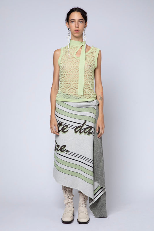 Top punto pizzo cuore