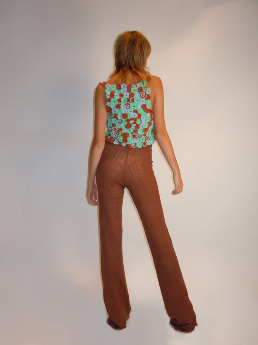 Gilet patch uncinetto