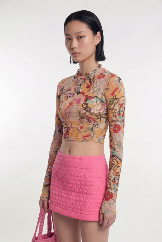 Minigonna Puffy Heart