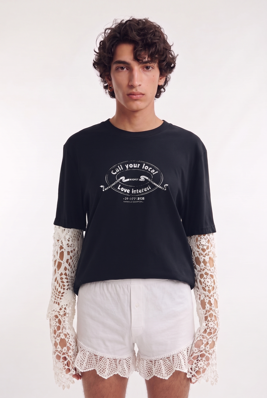 T-shirt Crochet Call your local love interest