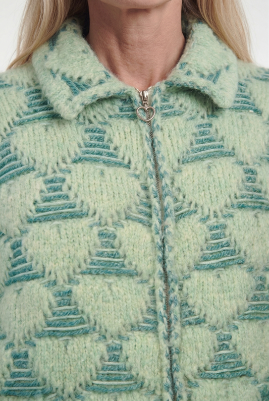 Cardigan Floating Hearts
