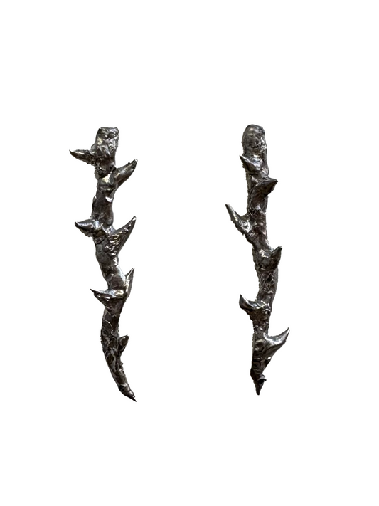 Orecchini ramo spinato