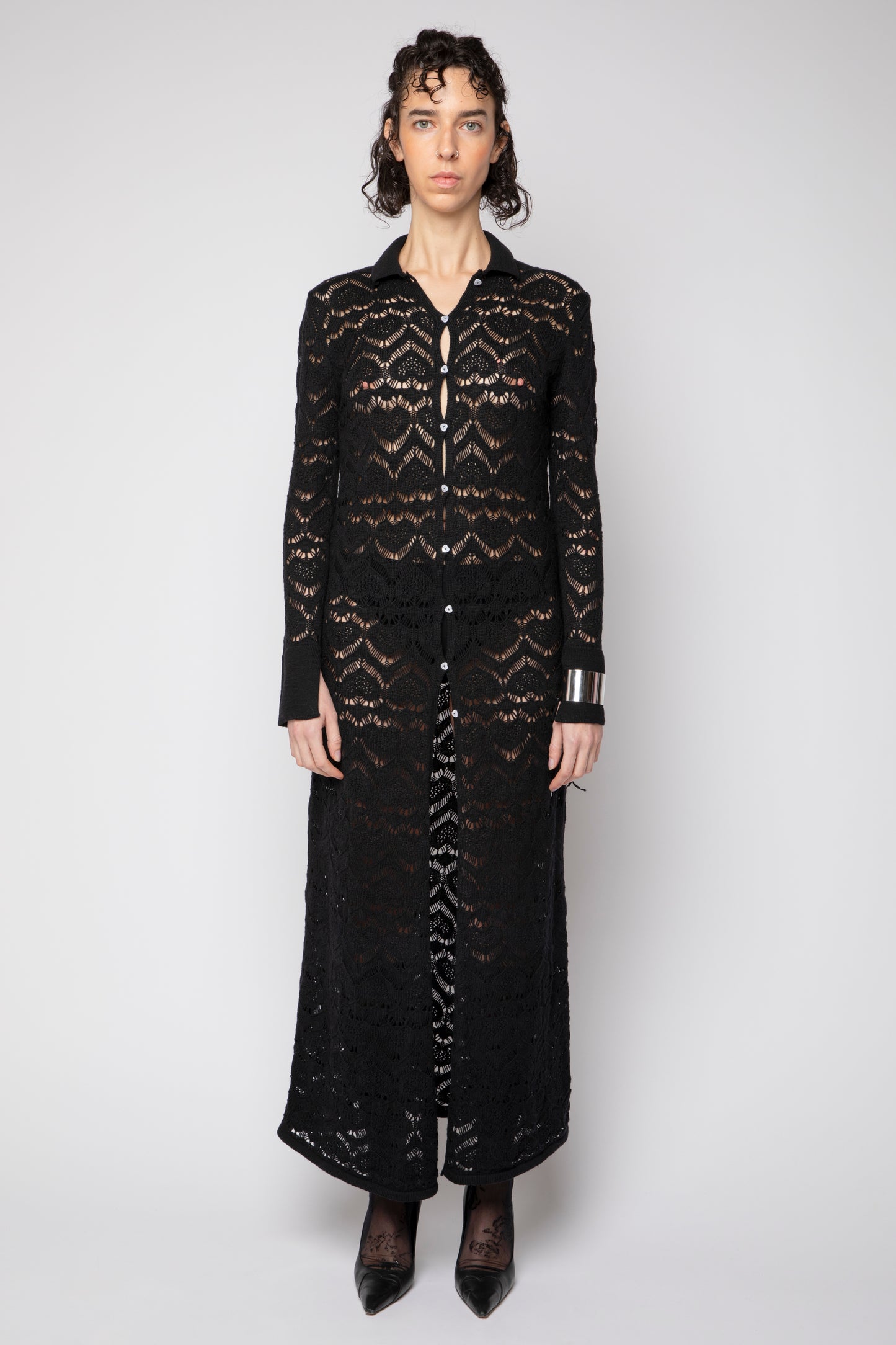 Chemisier punto pizzo cuore