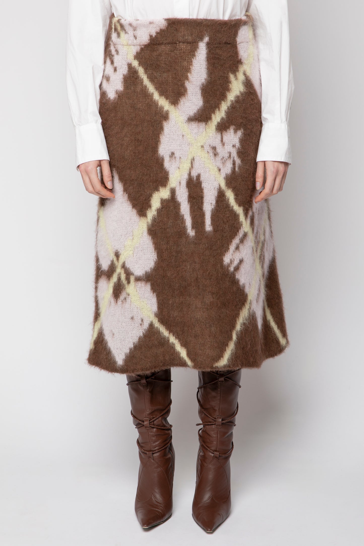 Longuette Jacquard Spazzolata