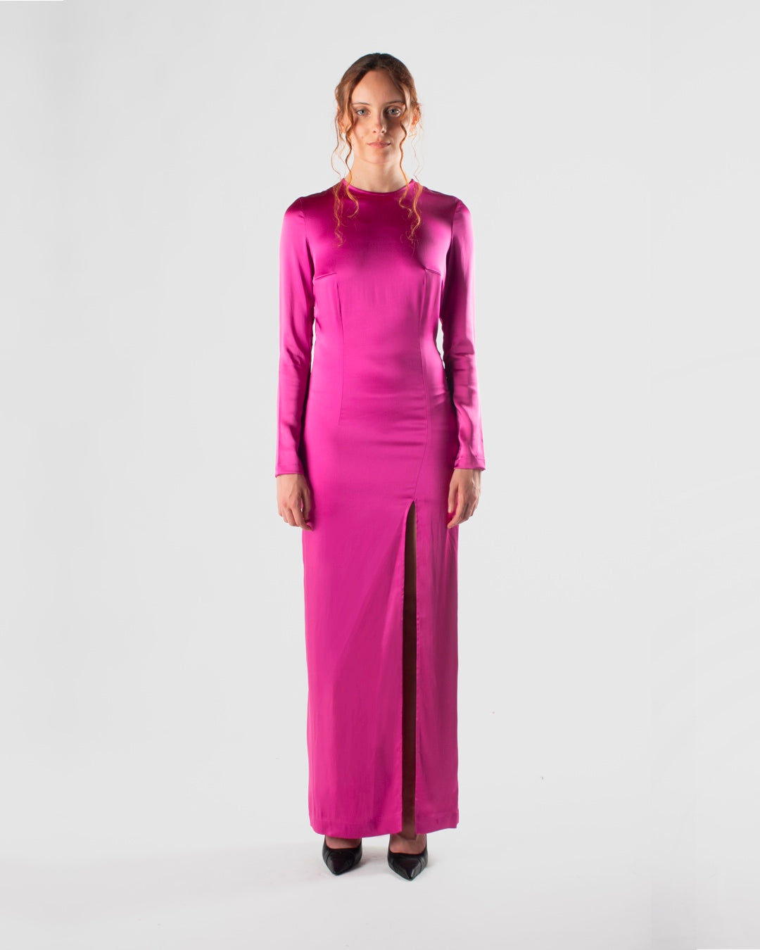 Abito nero con maxi cuore