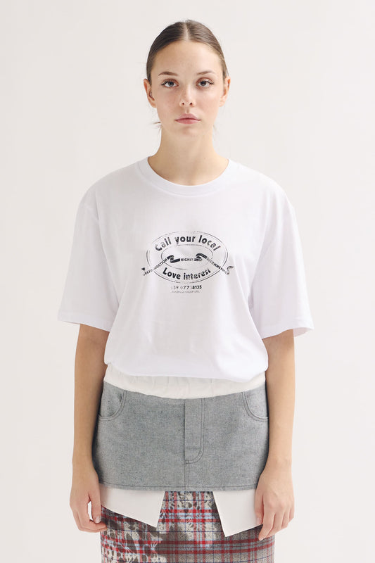 T-shirt Call your local Love interest