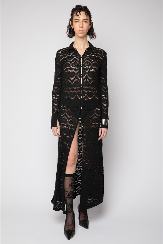 Chemisier punto pizzo cuore