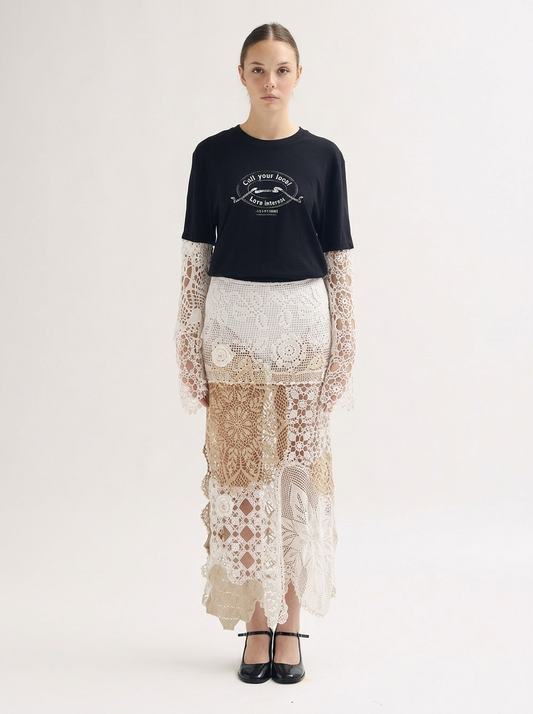 Sakura crochet skirt