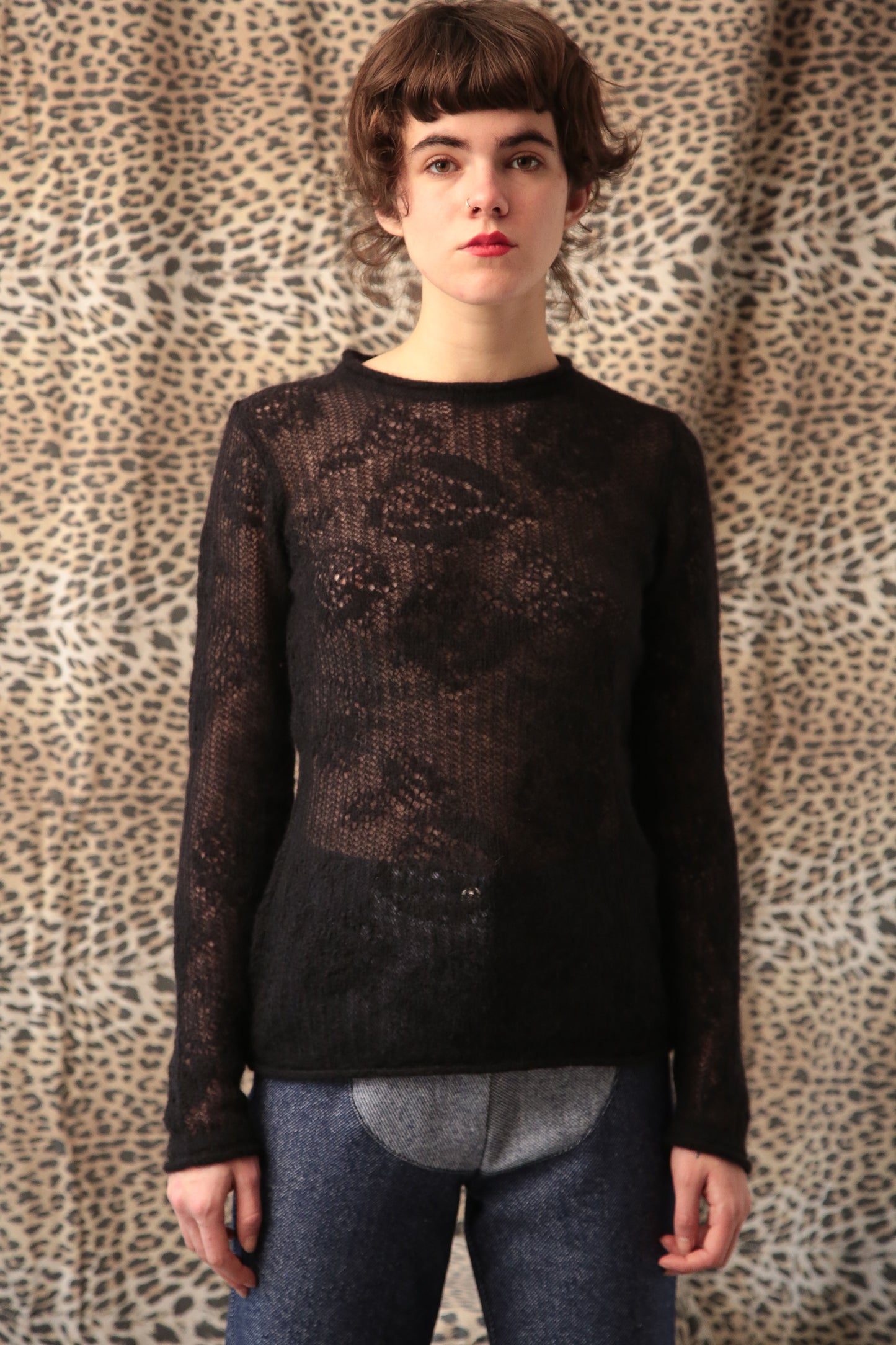 Maglia Mohair Rose